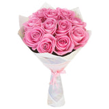 blush 12. Reference florist photograph; final Luma packaging may differ; photograph represents the named stem-count variant only.