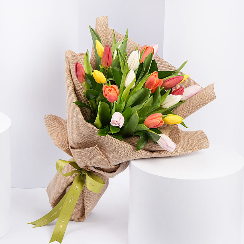 Mixed Tulip Bouquet