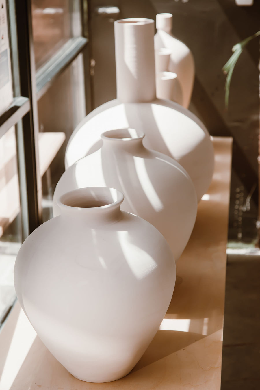 Moon Planter — Matte White